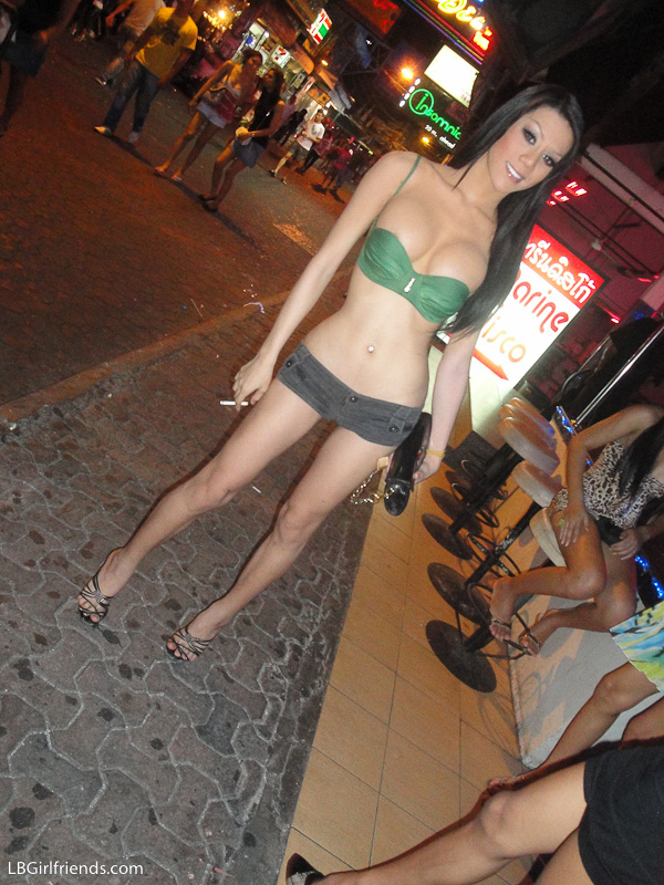 600px x 800px - Ladyboy Army in lingerie and on Walking Street in Pattaya